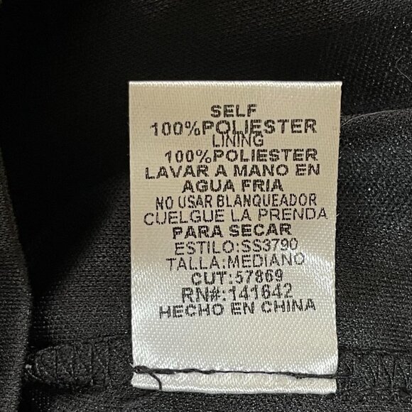 She + Sky Black Cap Sleeve Short Romper Size M Medium - Picture 7 of 7